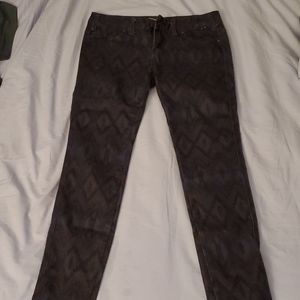 free people jeans with patterns size 26